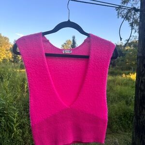 Intimately by Free People Bright Pink Women's Tank Top